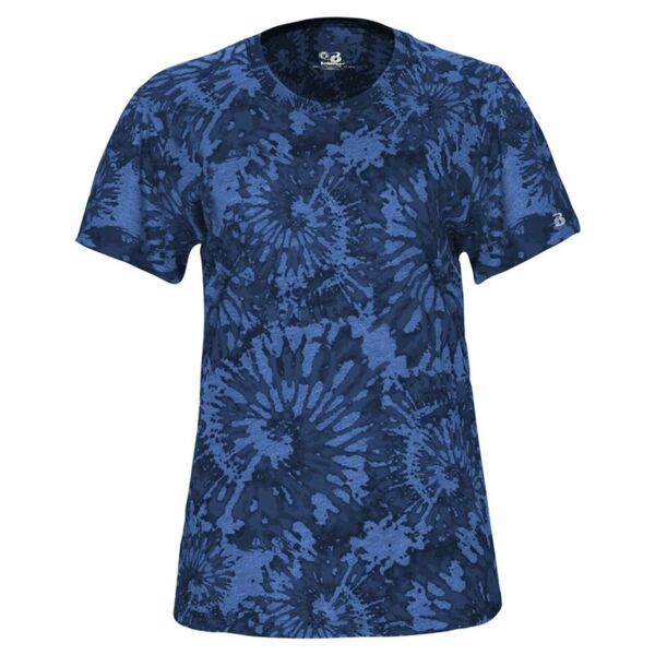 Women's Tie-Dyed Tri-Blend T-Shirt Thumbnail