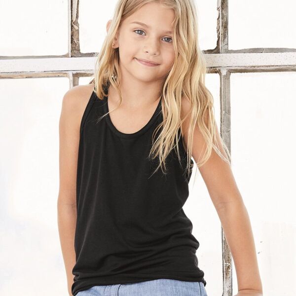 Youth Flowy Racerback Tank Thumbnail