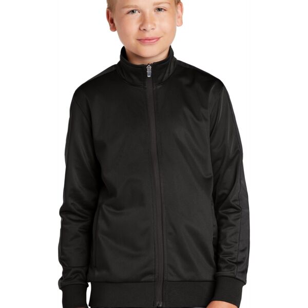 Youth Tricot Sleeve Stripe Track Jacket Thumbnail